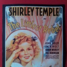 Cine: HOJA DE REVISTA MAGAZINE SHEET PAGE O SIMIL CINE ACTRIZ ACTRESS SHIRLEY TEMPLE THE LITTLEST REBEL.... Lote 327876343