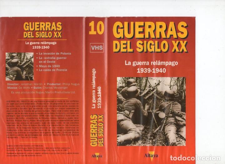 Cine: GUERRAS DEL SIGLO XX, LA GUERRA REL&Aacute;MPAGO 1939-1940: DOCUMENTAL CARATULA NO DVD