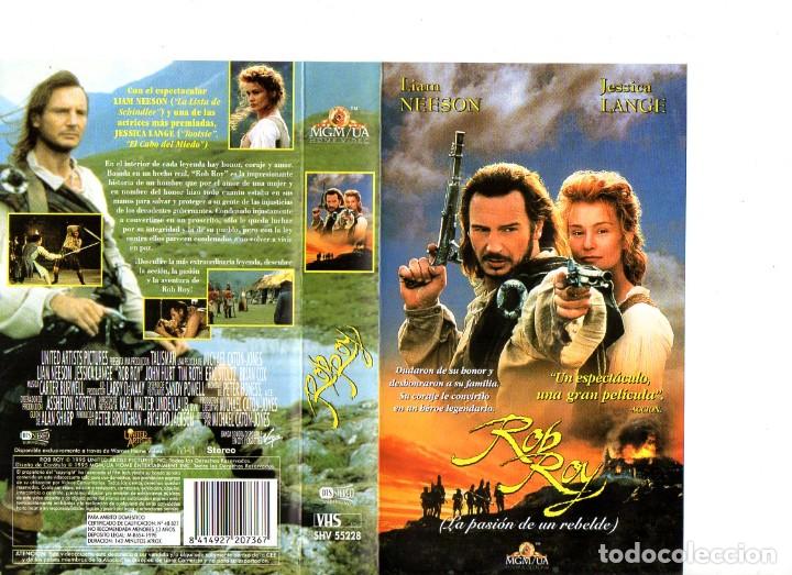 Cine: ROB ROY: LIAM NEESON CARATULA VHS NO VIDEO - Foto 1