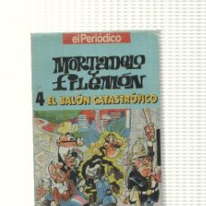 Cine: VHS, EL PERIODICO NUM 04 (NUM 1 ATRAS): MORTADELO Y FILEMON - EL BALON CATASTROFICO. CON LA COLA.... Lote 339812398