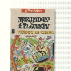 Cine: VHS, EL PERIODICO NUM 08: MORTADELO Y FILEMON - TESTIGO DE CARGO. CON LA COLABORACION DE FRIGO. Lote 339812453
