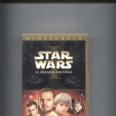 Cine: VHS: STAR WARS I: LA AMENAZA FANTASMA (WIDESCREEN) (VERSION MASTERIZADA). Lote 340891463