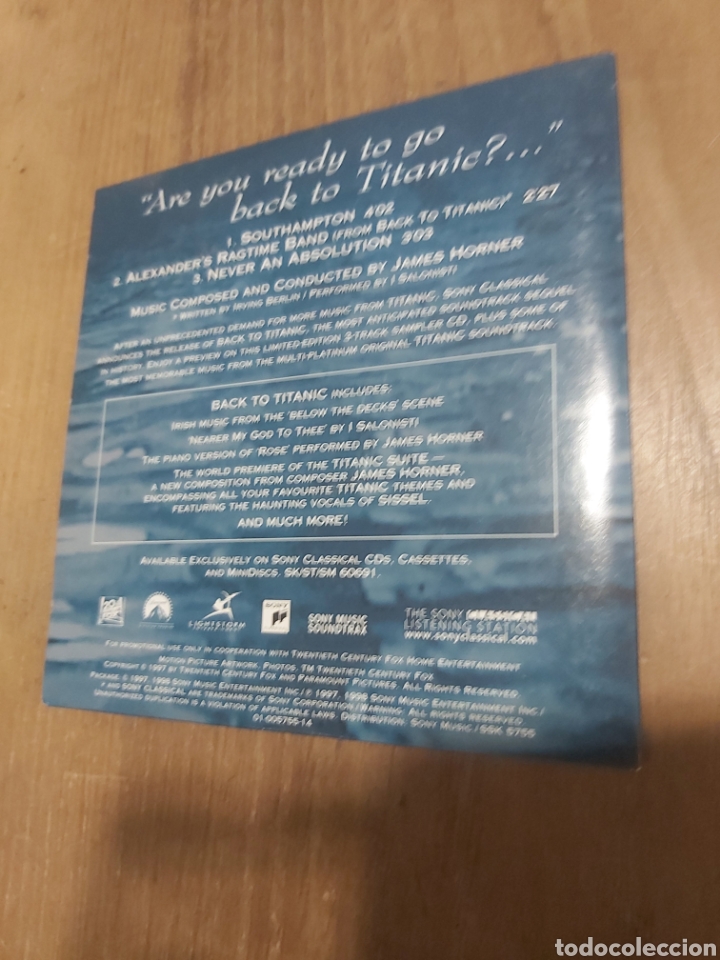 Cine: 1997 CD single Titanic - Foto 2
