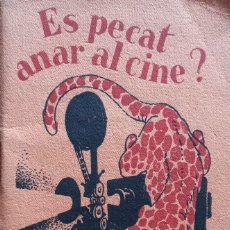 Cine: ÉS PECAT ANAR AL CINE? BARCELONA, 1924.. Lote 342053548