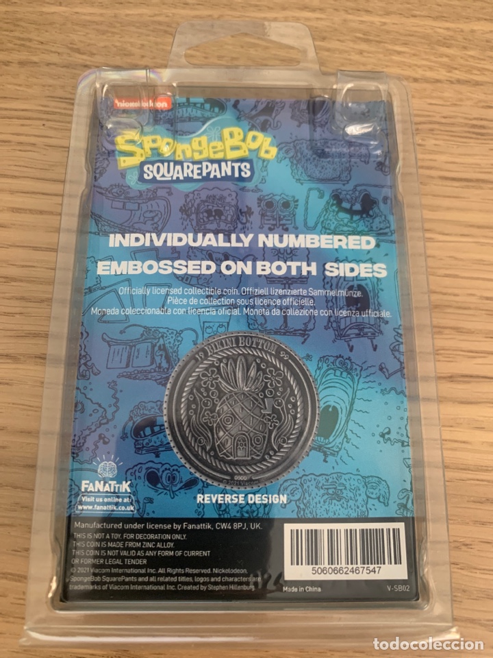 Cine: Moneda Coleccionable Bob Esponja Edici&oacute;n Limitada y Numerada - Foto 2