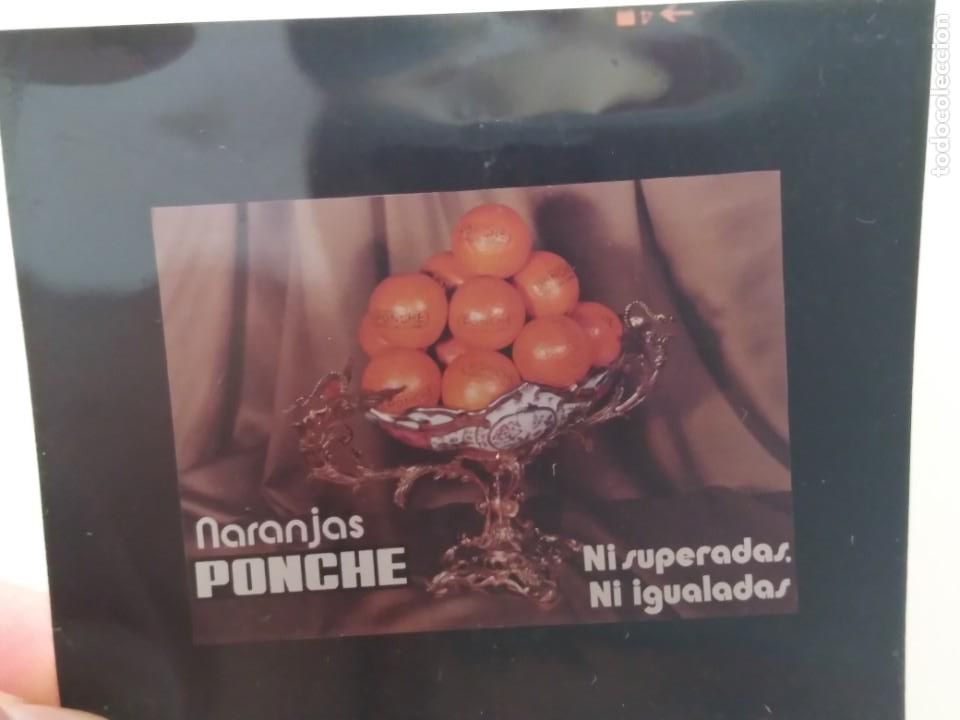 Cine: PUBLICIDAD DIAPOSITIVA ORIGINAL PROYECCION CINE NARANJAS PONCHE VALENCIA RV