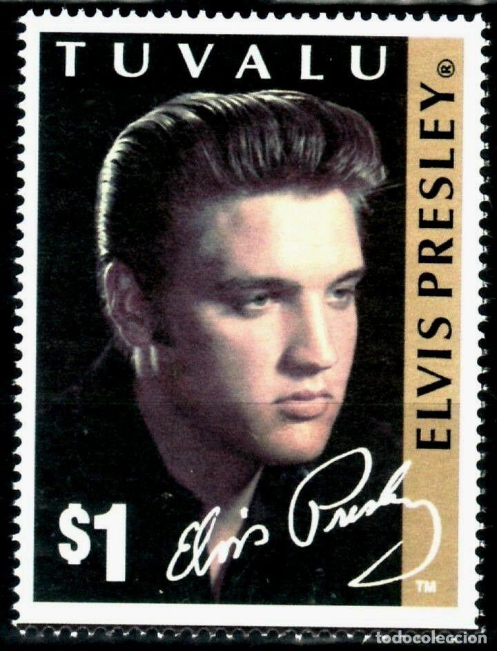 Cine: SELLOS TEMA MUSICA. TUVALU ELVIS PRESLEY 1v.
