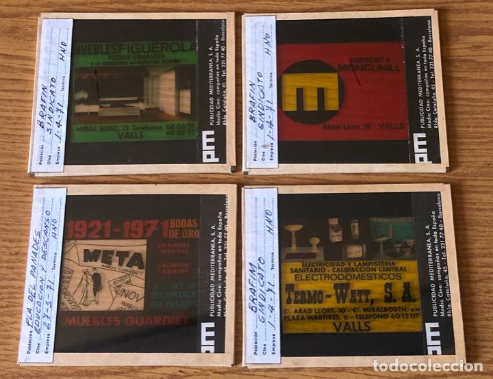 Cine: 4 DIAPOSITIVAS PUBLICIDAD DE CINES, A&Ntilde;O 1971