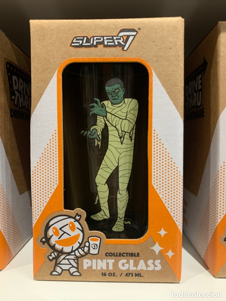 Cine: Vaso de pinta de Cristal Universal Monsters The Mummy La Momia Super7