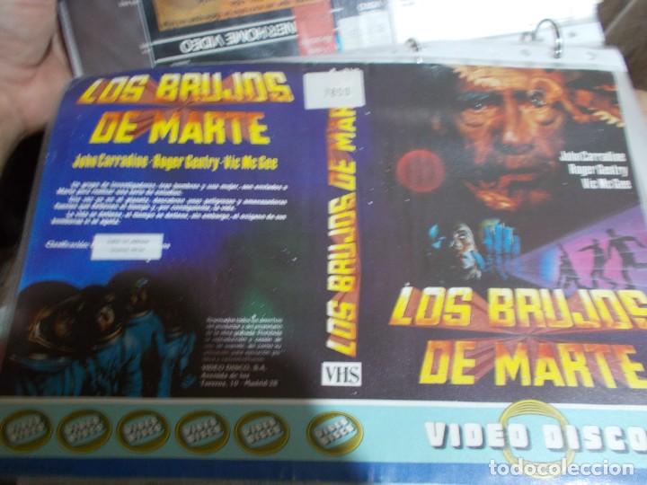Cinema: LOS BRUJOS DE MARTE , SOLO CARATULA'' SOLO'' CARATULA, ORIGINAL , DE VIDEO CLUB ,