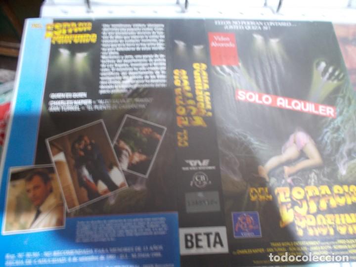 Cinema: DEL ESPACIO PROFUNDO , SOLO CARATULA'' SOLO'' CARATULA, ORIGINAL , DE VIDEO CLUB ,