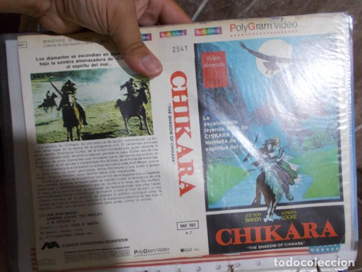 Cinema: CHIKARA , SOLO CARATULA'' SOLO'' CARATULA, ORIGINAL , DE VIDEO CLUB ,