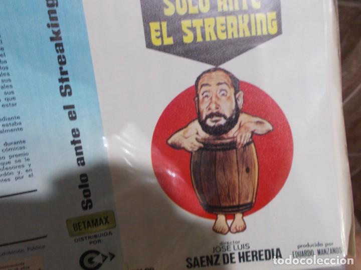 Cinema: SOLO ANTE EL STREAKING &uml;&uml;SOLO CARATULA&uml;&uml;&uml;&uml;ORIGINAL DE VIDEO CLUB SOLO CARATULA&uml;&uml;
