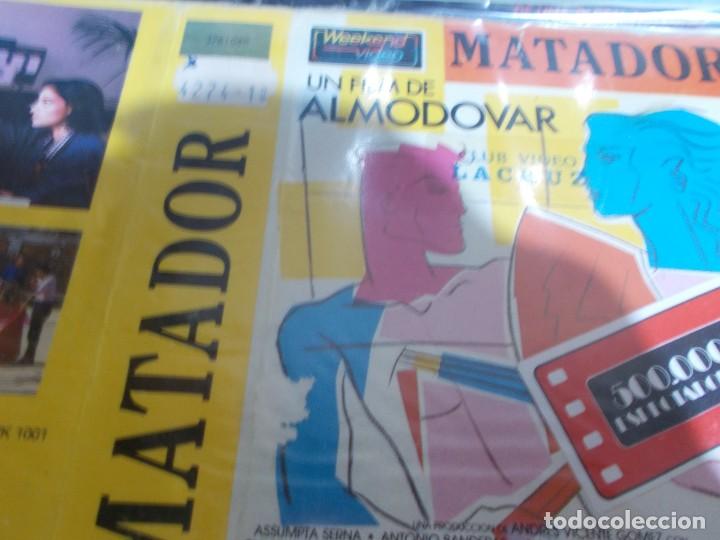 Cinema: MATADOR &uml;&uml;SOLO CARATULA&uml;&uml;&uml;&uml;ORIGINAL DE VIDEO CLUB SOLO CARATULA&uml;&uml;