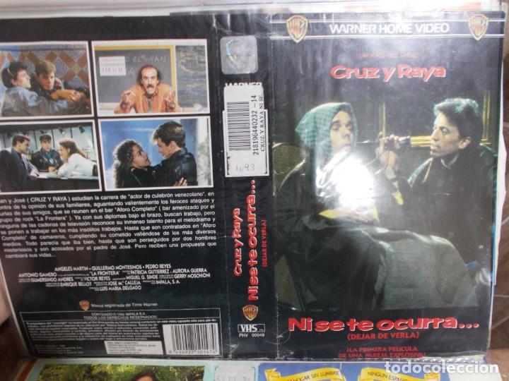 Cinema: CRUZ Y RAYA &uml;&uml;SOLO CARATULA&uml;&uml;&uml;&uml;ORIGINAL DE VIDEO CLUB SOLO CARATULA&uml;&uml;