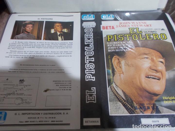Kino: EL PISTOLERO &uml;&uml;SOLO CARATULA&uml;&uml;&uml;&uml;ORIGINAL DE VIDEO CLUB SOLO CARATULA&uml;&uml;
