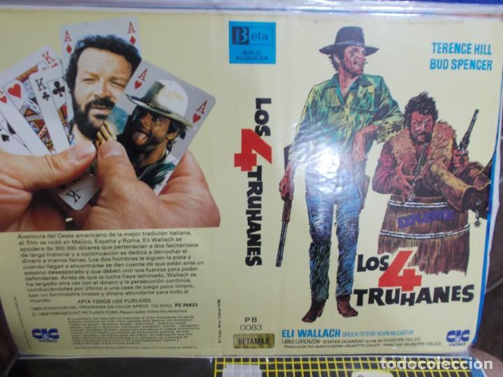 Cinema: LOS 4 TRUHANES &uml;&uml;SOLO CARATULA&uml;&uml;&uml;&uml;ORIGINAL DE VIDEO CLUB SOLO CARATULA&uml;&uml;