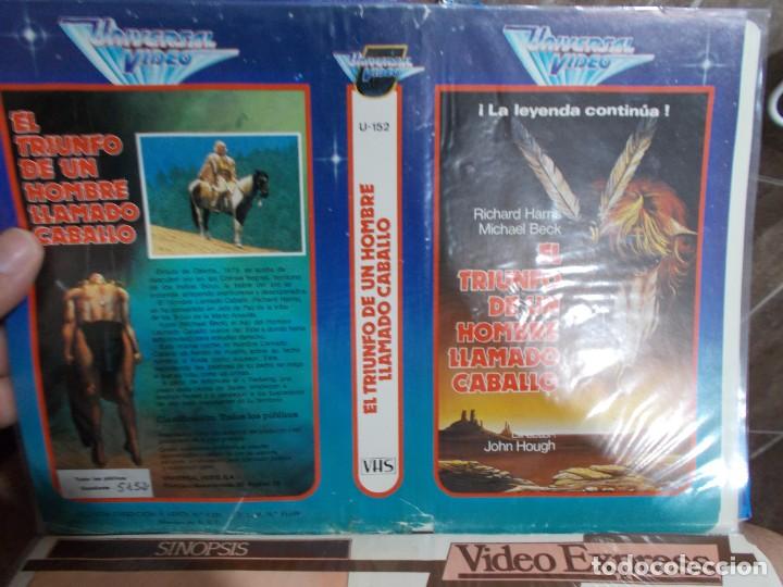 Cinema: EL TRIUNFO DE UN HOMBRE CABALLO &uml;&uml;SOLO CARATULA&uml;&uml;&uml;&uml;ORIGINAL DE VIDEO CLUB SOLO CARATULA&uml;&uml;
