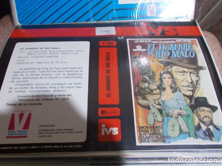 Cinema: EL HOMBRE DE RIO MALO &uml;&uml;SOLO CARATULA&uml;&uml;&uml;&uml;ORIGINAL DE VIDEO CLUB SOLO CARATULA&uml;&uml;