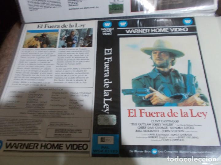 Cinema: EL FUERA DE LA LEY &uml;&uml;SOLO CARATULA&uml;&uml;&uml;&uml;ORIGINAL DE VIDEO CLUB SOLO CARATULA&uml;&uml;