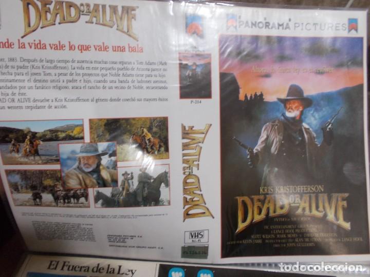 Cinema: DEAD OR ALIVE &uml;&uml;SOLO CARATULA&uml;&uml;&uml;&uml;ORIGINAL DE VIDEO CLUB SOLO CARATULA&uml;&uml;