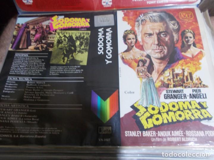 Cinema: SODOMAY GOMORRA &uml;&uml;SOLO CARATULA&uml;&uml;&uml;&uml;ORIGINAL DE VIDEO CLUB SOLO CARATULA&uml;&uml;