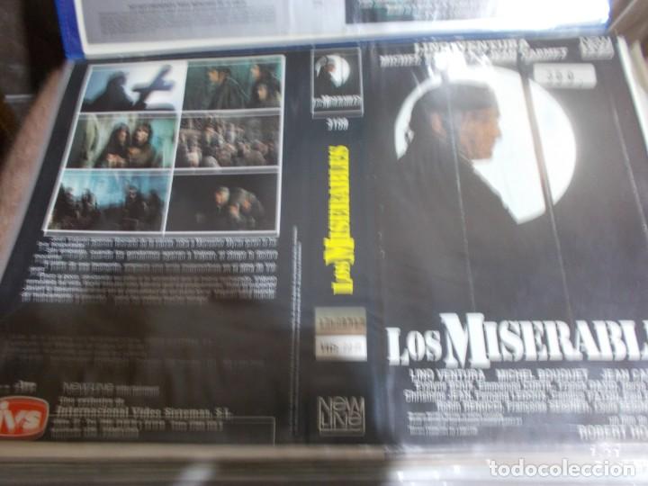 Cine: LOS MISERABLES &uml;&uml;SOLO CARATULA&uml;&uml;&uml;&uml;ORIGINAL DE VIDEO CLUB SOLO CARATULA&uml;&uml;