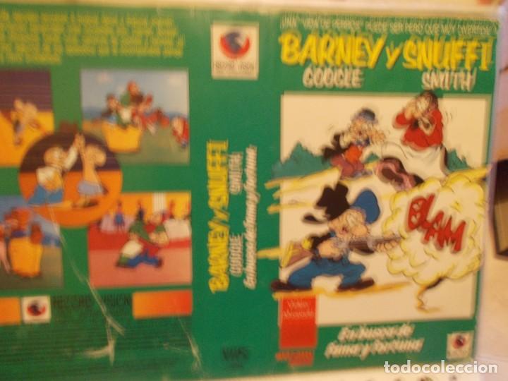 Kino: BARNEY Y SNUFFI ,,SOLO ,CARATULA,, ORIGINAL DE VIDEO CLUB ,,SOLO CARATULA
