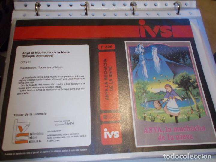 Kino: ANYA LA MUCHACHA DE LA NIEVE , ,,SOLO ,CARATULA,, ORIGINAL DE VIDEO CLUB ,,SOLO CARATULA