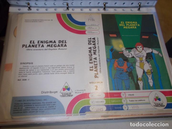 Kino: EL ENIGMA DEL PLANETA MEGARA ,,SOLO ,CARATULA,, ORIGINAL DE VIDEO CLUB ,,SOLO CARATULA