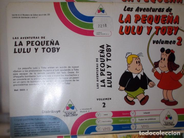 Kino: LAS AVENTURAS DE LA PEQUE&Ntilde;A LULU Y TOBY ,,SOLO ,CARATULA,, ORIGINAL DE VIDEO CLUB ,,SOLO CARATULA