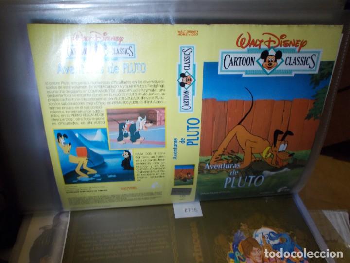 Cinema: AVENTURAS DE PLUTO ,,SOLO ,CARATULA,, ORIGINAL DE VIDEO CLUB ,,SOLO CARATULA