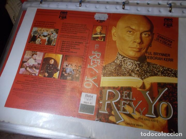 Cinema: EL REY Y YO ,,SOLO ,CARATULA,, ORIGINAL DE VIDEO CLUB ,,SOLO CARATULA
