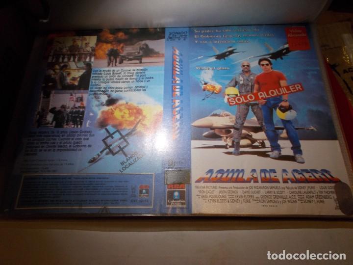 Cinema: AGUILA DE ACERO ,,SOLO ,CARATULA,, ORIGINAL DE VIDEO CLUB ,,SOLO CARATULA