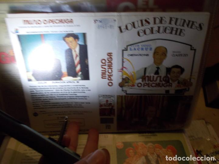 Kino: MUSLO OPECHUGA ,,SOLO ,CARATULA,, ORIGINAL DE VIDEO CLUB ,,SOLO CARATULA