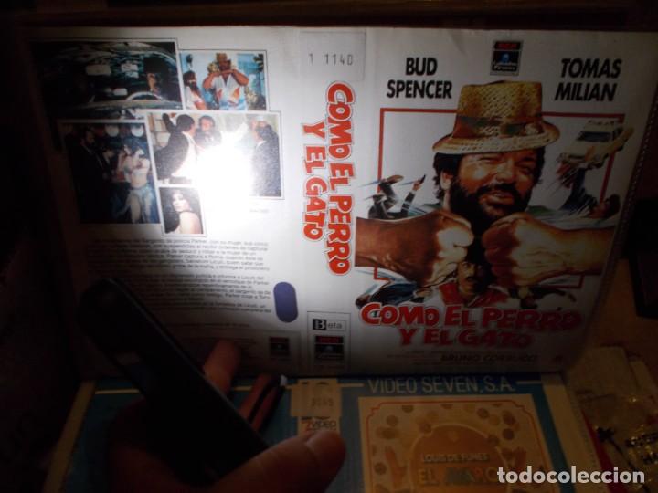 Kino: COMO EL PERRO Y EL GATO ,,SOLO ,CARATULA,, ORIGINAL DE VIDEO CLUB ,,SOLO CARATULA