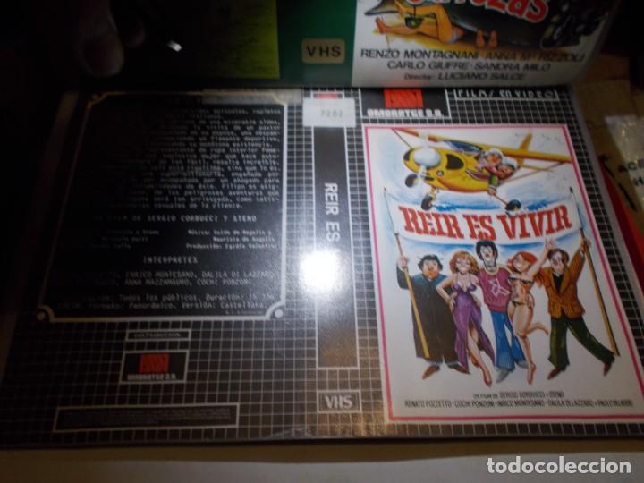 Kino: REIR ES VIVIR ,,SOLO ,CARATULA,, ORIGINAL DE VIDEO CLUB ,,SOLO CARATULA