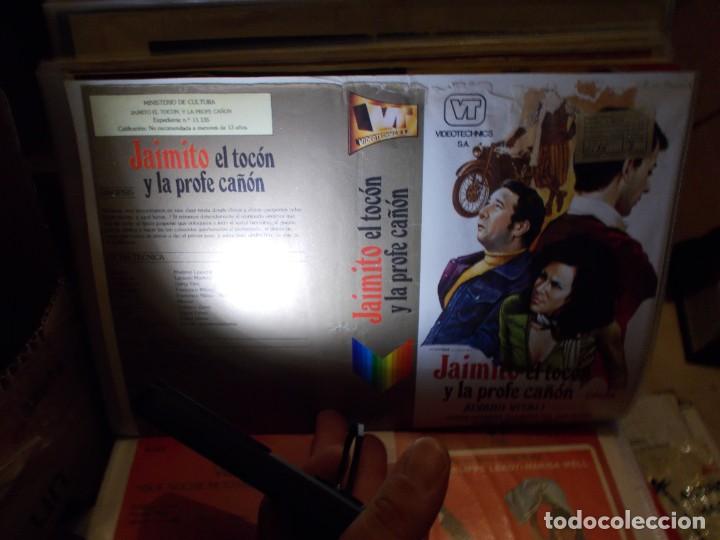 Kino: JAIMITO EL TOCON Y LA PROFE , ,,SOLO ,CARATULA,, ORIGINAL DE VIDEO CLUB ,,SOLO CARATULA