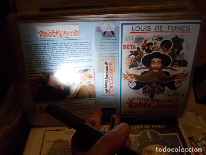 Kino: LAS LOCAS AVENTURAS DE RABBI JACOB ,,SOLO ,CARATULA,, ORIGINAL DE VIDEO CLUB ,,SOLO CARATULA