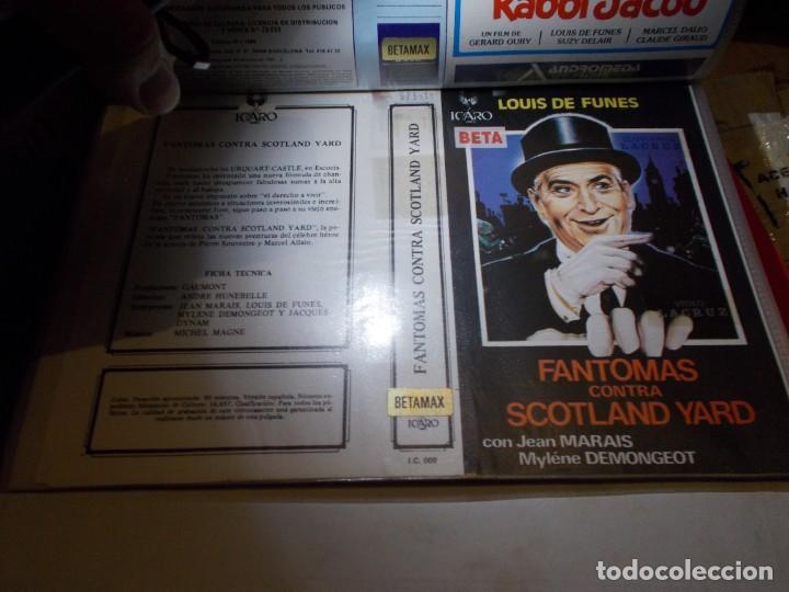 Kino: FANTOMAS CONTRA SCOTLAND YARD ,,SOLO ,CARATULA,, ORIGINAL DE VIDEO CLUB ,,SOLO CARATULA
