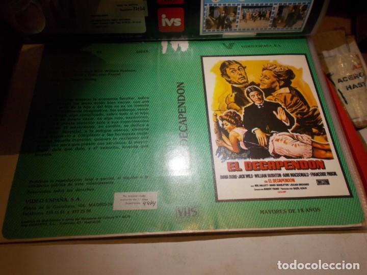 Cinema: EL DECAPENDON ,,SOLO ,CARATULA,, ORIGINAL DE VIDEO CLUB ,,SOLO CARATULA