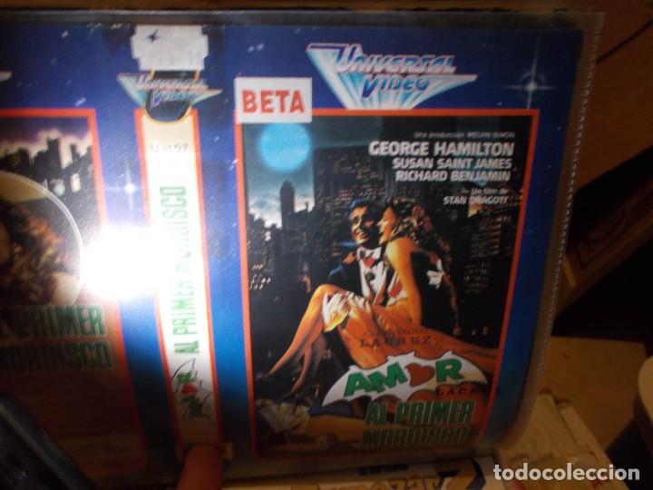 Cinema: AL PRIMER MORDISCO , ,,SOLO ,CARATULA,, ORIGINAL DE VIDEO CLUB ,,SOLO CARATULA