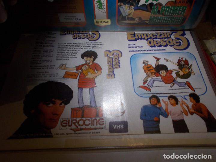 Cinema: EMPEZAR DESDE 3 ,,SOLO ,CARATULA,, ORIGINAL DE VIDEO CLUB ,,SOLO CARATULA