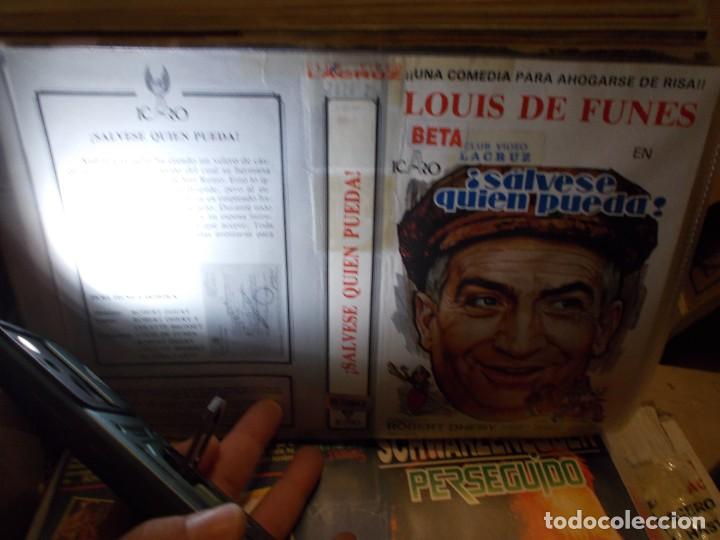 Cinema: SALVESE QUIEN PUEDA ,,SOLO ,CARATULA,, ORIGINAL DE VIDEO CLUB ,,SOLO CARATULA