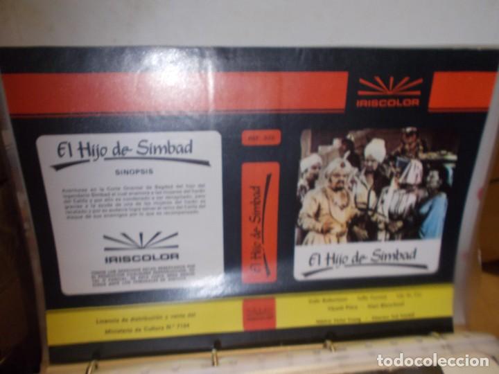 Cinema: EL HIJO DE SIMBAD ,,SOLO ,CARATULA,, ORIGINAL DE VIDEO CLUB ,,SOLO CARATULA
