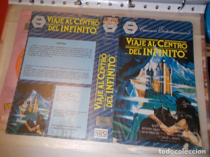 Cinema: VIAJE AL CENTRO DEL INFINITO ,,SOLO ,CARATULA,, ORIGINAL DE VIDEO CLUB ,,SOLO CARATULA