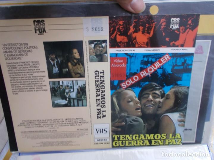 Kino: TENGAMOS LA GUERRA EN PAZ (SOLO CARATULA)