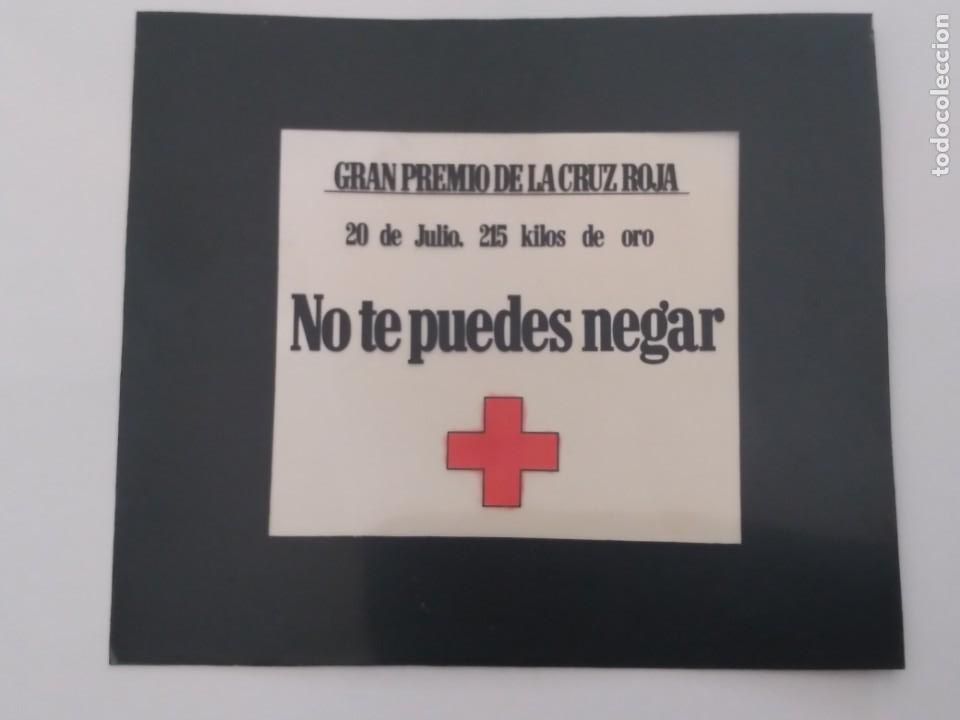 Cine: PUBLICIDAD DIAPOSITIVA ORIGINAL PROYECCION CINE GRAN PREMIO DE LA CRUZ ROJA VALENCIA RV