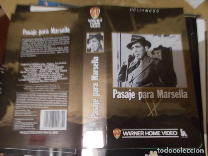 Cinema: PASAJE PARA MARSELLA PARA VHS O BETA ,, SOLO PORTADA A&Ntilde;OS 80 90