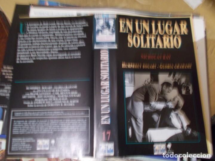 Cinema: EN UN LUGAR SOLITARIO PARA VHS O BETA ,, SOLO PORTADA A&Ntilde;OS 80 90